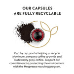 Nespresso Capsules Vertuo Half Caffeinato Mild Roast Coffee 30-Count Pods