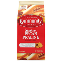 Community Coffee Southern Pecan Praline Flavored Ground Coffee, 12 Oz, Medium Roast