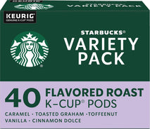 Starbucks Flavored K-Cup Coffee Pods Variety Pack 40 Count