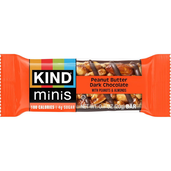 KIND Mini Snack Bars Variety Pack, 30 Count, Gluten Free, Low Sugar, Low Calorie