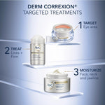 roc derm correction retinol firming serum stick with antioxidants to visibly tighten and firm wrinkles and laugh lines 1.0 oz plus retinol eye cream packette