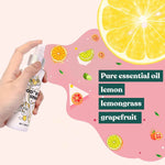 Clean-n-Fresh Citrus Poo Spray - 100% Natural Bathroom Deodorizer with Essential Oils for Up to 400 Uses
