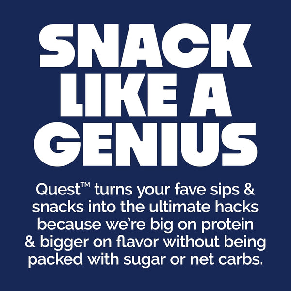 Quest Nutrition Cookies & Cream Protein Bars, 12 Count, 21g Protein, 1g Sugar, 4g Net Carb