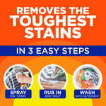 Tide Laundry Stain Remover Spray with Oxi, Travel Stain Remover for Clothes, Carpet, Upholstery, Pet Bedding, Stain Treater Spray for Tough Stains from Wine, Coffee, Grease, 3 Oz (Pack of 3)
