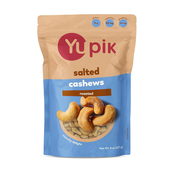 Yupik Roasted Salted Whole Cashews, 2.2 lb, Gluten-Free, Kosher, Vegan Snack