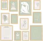 97 Decor Sage Green Room Decor Aesthetic - Sage Green Wall Decor, Sage Matisse Wall Art Prints, Green Posters Wall Collage, Pastel Aesthetic Pictures for Teen Girls Dorm Bedroom (Unframed)