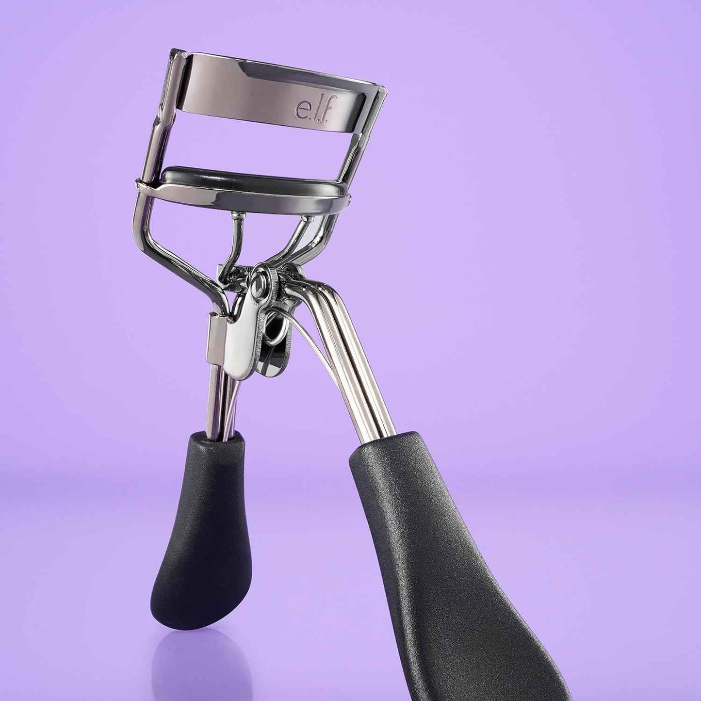 e.l.f. Pro Eyelash Curler, Strong, Contoured, Eye-Opening, Voluminous Lashes, Includes Additional Rubber Replacement Pad, Silver