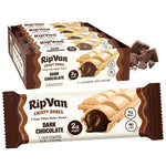 Low-calorie vegan chocolate hazelnut wafer sticks with hazelnut cream filling, 12 pack