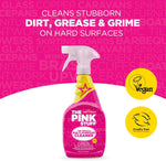 The Pink Stuff Miracle Multi-Purpose Cleaner, 25 fl Oz, removes grease, grime, and stains on kitchens, bathrooms, floors, and more
