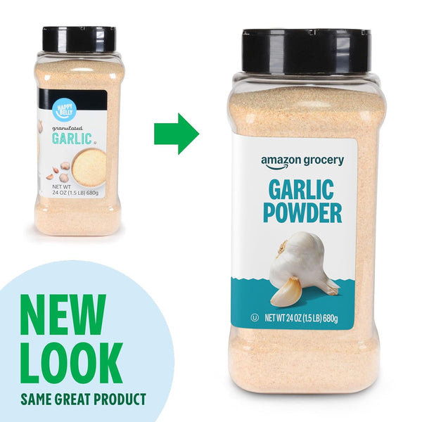 Amazon Grocery, Garlic Powder, 24 Oz