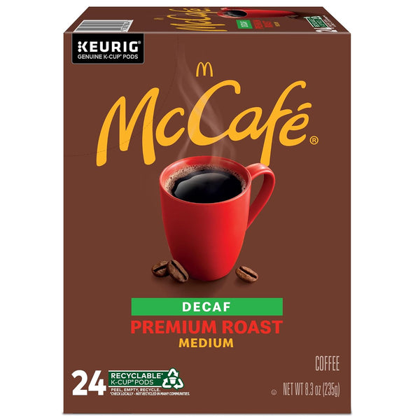 McCafe Premium Roast Decaf Coffee Single Serve Keurig K-Cup Pods 96 Count