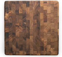 Charleston End Grain Acacia Wood Cutting Board for Home or Commercial Use