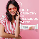 Power Crunch Protein Energy Wafer Bars Strawberry Crème 1.4 Ounce 12 Count
