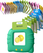 Talking Flash Cards for Toddlers 1 2 3 4 Year Olds, Montessori Language Learning with 224 Words, Pocket Speech Therapy Tools, and Speech Development Educational Playthings for Children
