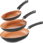 Utopia Kitchen Nonstick Cookware 3 Piece Set with Induction Bottom