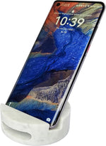 Luxurious Marble Cell Phone Stand Holder for Desk, Countertop, and Table