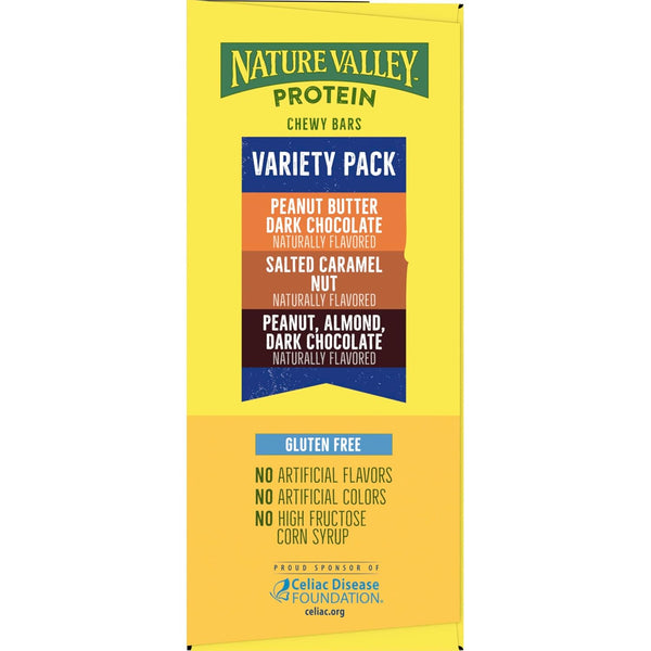 Nature Valley Protein Bars Variety Pack, 15 Count, 21.3 oz Box