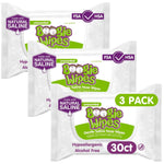 boogie wipes unscented baby wet wipes 180 count pack of 6 vitamin e aloe chamomile natural saline