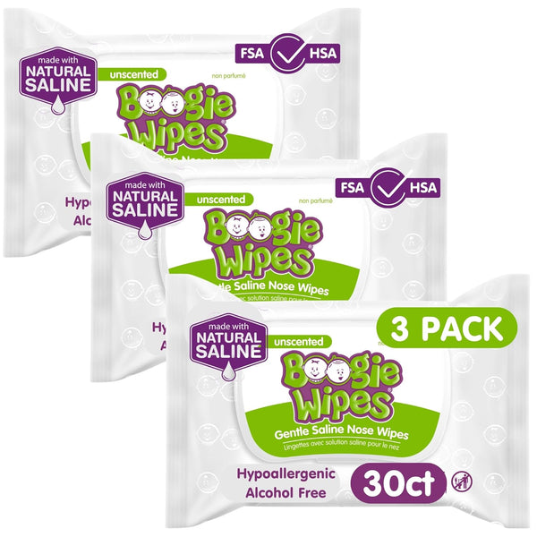 boogie wipes unscented baby wet wipes 180 count pack of 6 vitamin e aloe chamomile natural saline