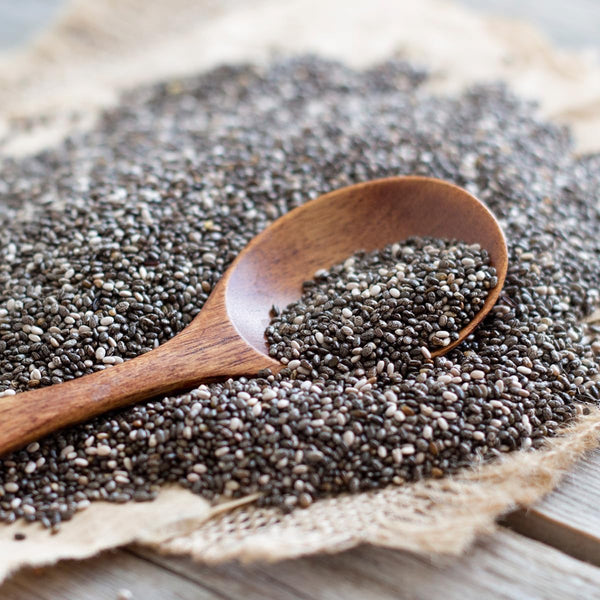 Sanar Naturals Raw Black Chia Seeds | High Fiber Superfood for Smoothies & Baking, Gluten Free, Vegan, 10 oz