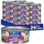 Sweet Sue Canned Chicken Breast with Rib Meat in Water, Gluten Free, Keto Friendly, 11g Protein per Serving, 5 oz (Pack of 24)