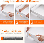 Drawer Dividers for Clothes and Kitchen Utensils, Adjustable and Expandable