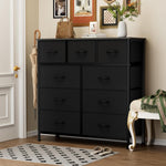 OLIXIS 9 Drawer Storage Organizer Unit for Closet and Living Room