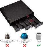 Amazon Basics K-Cup Compatible Coffee Pod Storage Drawer with 3 Easy-Open Drawers and 36 Pod Capacity