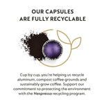 Nespresso Capsules Vertuo Altissio Medium Roast Espresso Coffee 50 Count