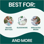 Scotch-Brite glass and water bottle brush with non-slip handle and durable design