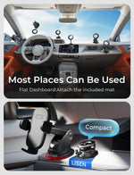 LISEN 2 Pack for Magsafe Car Mount, Magnetic Phone Holder for Car, Strong Magnetic Car Phone Holder, 89 LBS Suction Cup Phone Mount, Phone Holder for Car Mount for iPhone, Gifts for iPhone 17 16 15