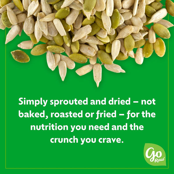 Go Raw Organic Sprouted Pumpkin Seeds, 14 Oz, Non-GMO, Gluten-Free, Vegan, Nut-Free, Protein-Rich Snack