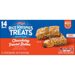 Rice Krispies Crispy Rice Squares, 10.8oz Box, 14 Count, Chocolatey Peanut Butter