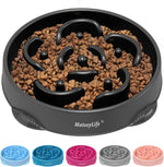 MateeyLife slow feeder dog bowls, 2PCS, anti-choking puzzle dog food bowls, anti-slip interactive feeding slow down eating for medium breeds