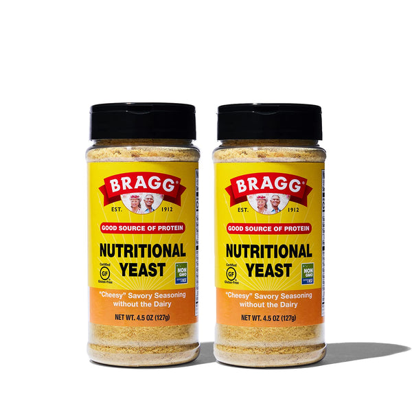 Bragg Premium Nutritional Yeast Seasoning - 24oz Original - Vegan, Gluten-Free Parmesan Cheese Substitute with Protein & Vitamins