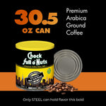 Chock Full o' Nuts New York Roast Ground Coffee - Premium Beans in Recyclable Steel Can