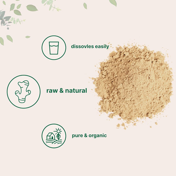 Organic Ginger Powder 2lbs - Premium Spice & Seasoning for Baking, Cooking & Tea