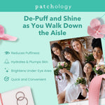 Patchology under eye gel patches for natural skincare treatment, puffy eyes, dark circles, and eye bags, 5 pairs