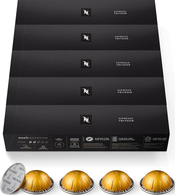 Nespresso Capsules Vertuo, Variety Pack, Medium and Dark Roast Coffee, 30 Count Coffee Pods, Brews 7.8 oz.