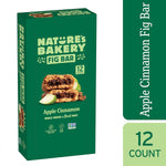 Nature's Bakery Whole Wheat Fig Bars, Apple Cinnamon, Vegan, Non-GMO, Snack Bar, 12 Twin Packs