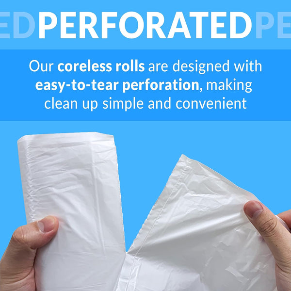 Reli. SuperValue 13 Gallon Trash Bags, 1000 Count, Clear, Multi-Use Garbage Bags