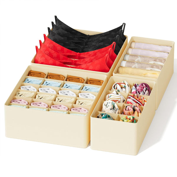 12-pack drawer organizer for nursery, closet, and storage dividers