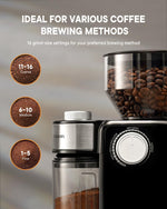 SHARDOR Electric Burr Coffee Grinder 2.0 for Home Use with 16 Precise Settings