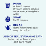 dr teals arnica body relief epsom salt soak 3 lbs magnesium pain relief bath
