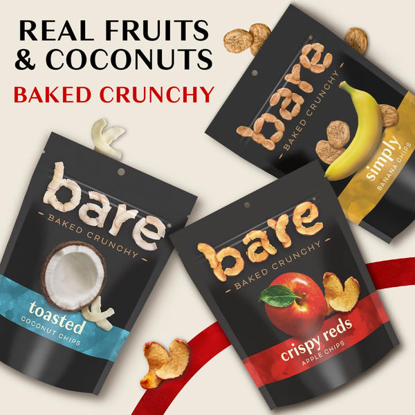 Bare Baked Crunchy Fruit Variety Pack, 16 Count, 0.53 Ounce Bags