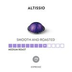 Nespresso Capsules Vertuo Altissio Medium Roast Espresso Coffee 50 Count