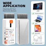 Keyboard Cleaning Kit Laptop Cleaner, 10-in-1 Computer Screen Cleaning Brush Tool, Multi-Function PC Electronic Cleaner Kit Spray for iPad iPhone Pro, Earbuds, Camera Monitor, All-in-one with Patent