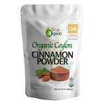 True Organic 1 lb Pure Ceylon Cinnamon Powder, Premium Grade, Gluten Free, USDA & Kosher Certified