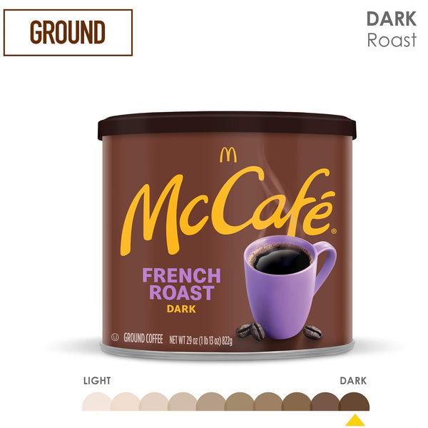 McCafe French Roast Dark Roast Ground Coffee 29 oz Canister