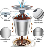 Reusable K Cups and Coffee Pods for Keurig 2.0 and 1.0 Coffee Makers